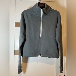 VUORI Sedona Half-Zip Women's Pullover Blue-Grey Azure Medium